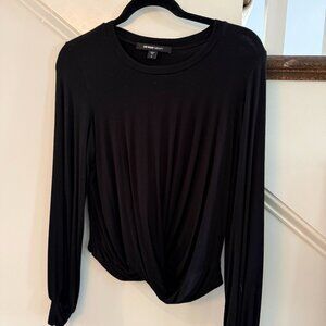 Fifteen twenty  Cece, knit knotted long sleeve top